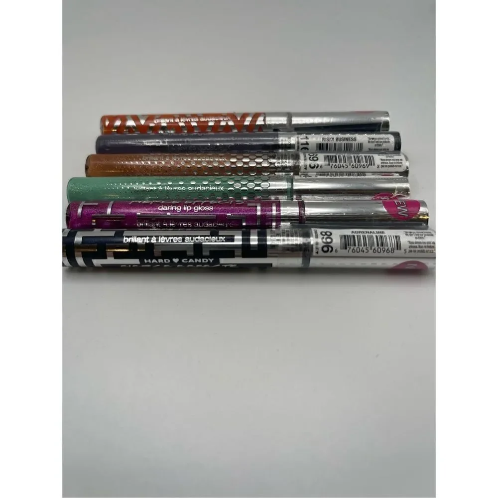 Lot bundle Fierce Effects daring lip gloss by Hard Candy 6 NWT